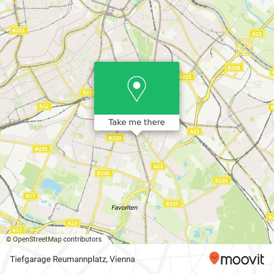Tiefgarage Reumannplatz map