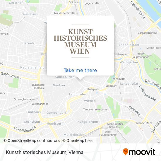 Kunsthistorisches Museum map