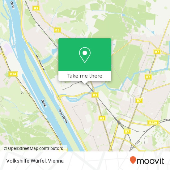 Volkshilfe Würfel map