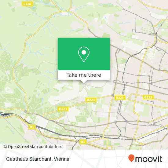 Gasthaus Starchant map