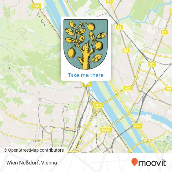 Wien Nußdorf map