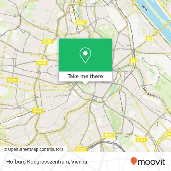 Hofburg Kongresszentrum map