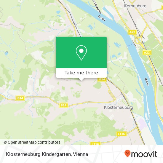 Klosterneuburg Kindergarten map
