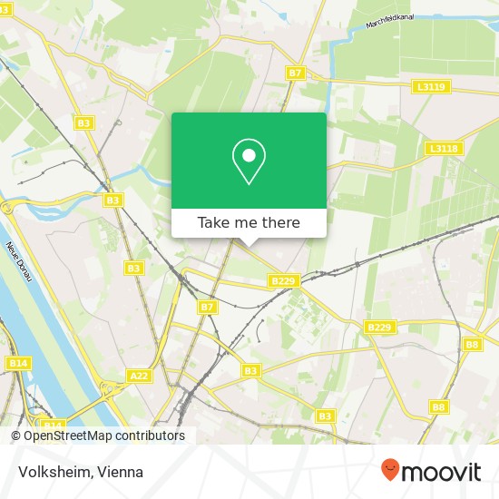 Volksheim map