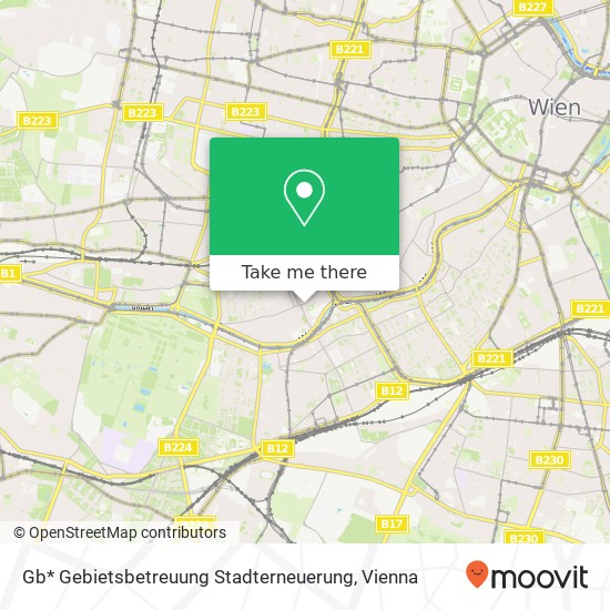 Gb* Gebietsbetreuung Stadterneuerung map