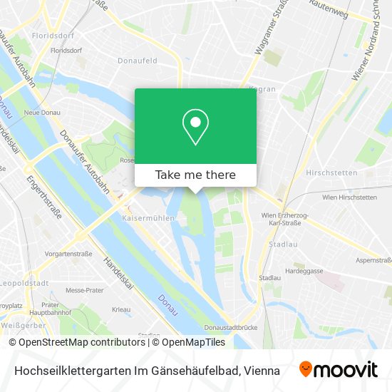 Hochseilklettergarten Im Gänsehäufelbad map
