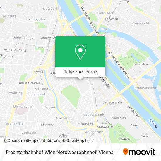 Frachtenbahnhof Wien Nordwestbahnhof map