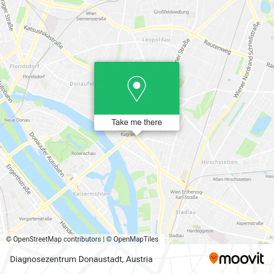 Diagnosezentrum Donaustadt map