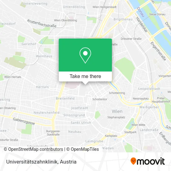 Universitätszahnklinik map