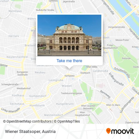 Wiener Staatsoper map