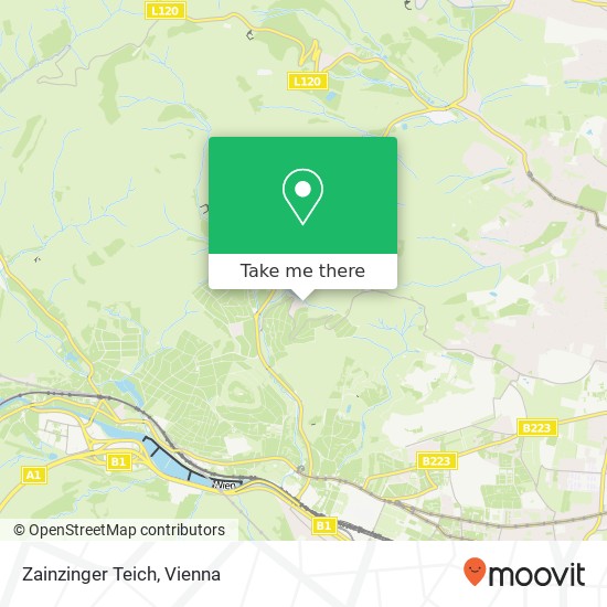 Zainzinger Teich map