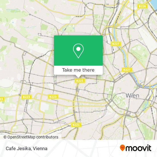 Cafe Jesika map