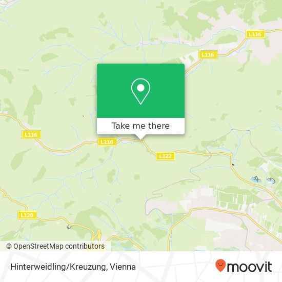 Hinterweidling/Kreuzung map