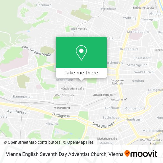 Vienna English Seventh Day Adventist Church map