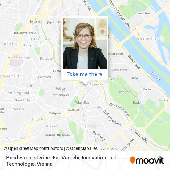 Bundesministerium Für Verkehr, Innovation Und Technologie map