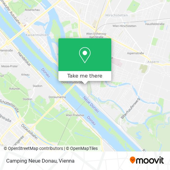 Camping Neue Donau map