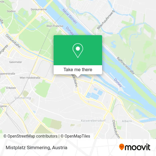 Mistplatz Simmering map