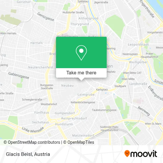 Glacis Beisl map