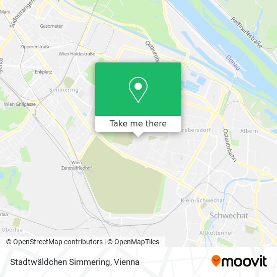 Stadtwäldchen Simmering map