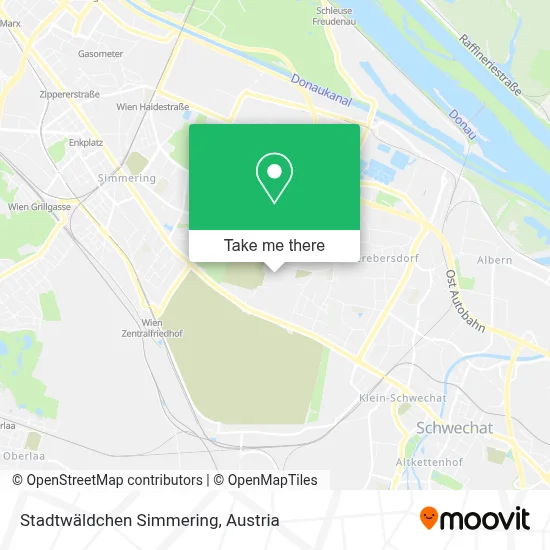 Stadtwäldchen Simmering map