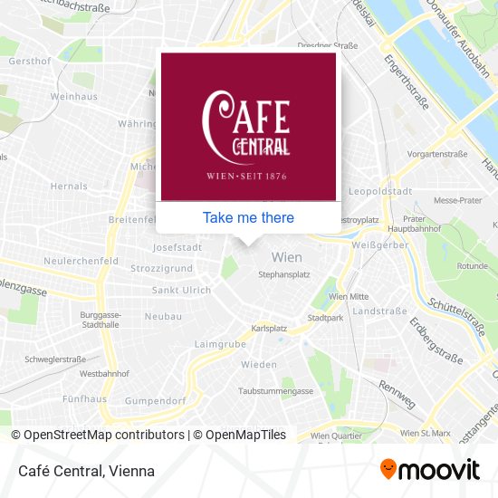 Café Central map