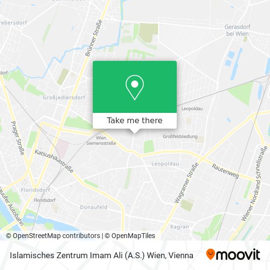 Islamisches Zentrum Imam Ali (A.S.) Wien map