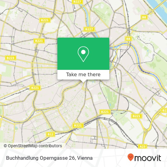 Buchhandlung Operngasse 26 map