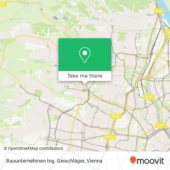 Bauunternehmen Ing. Geischläger map