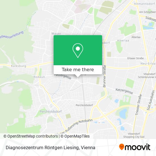 Diagnosezentrum Röntgen Liesing map
