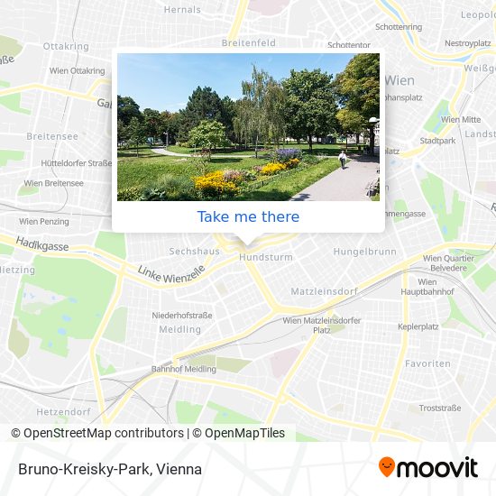 Bruno-Kreisky-Park map