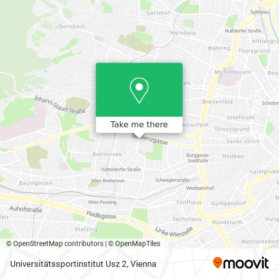 Universitätssportinstitut Usz 2 map