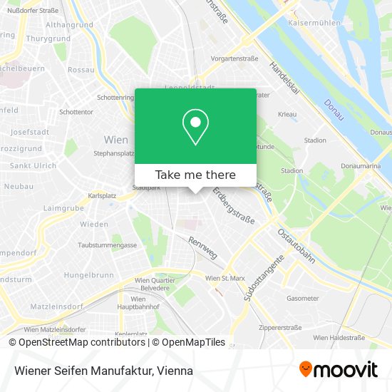 Wiener Seifen Manufaktur map