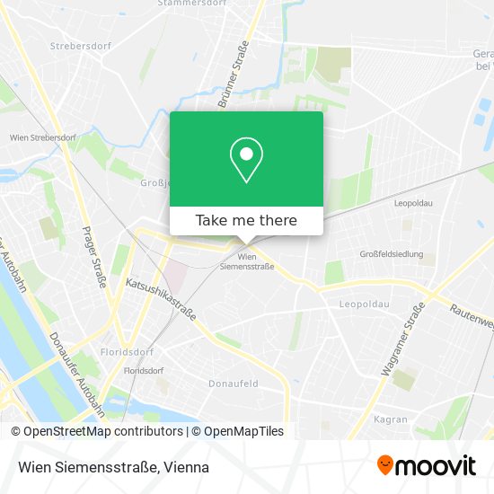 Wien Siemensstraße map