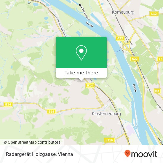 Radargerät Holzgasse map