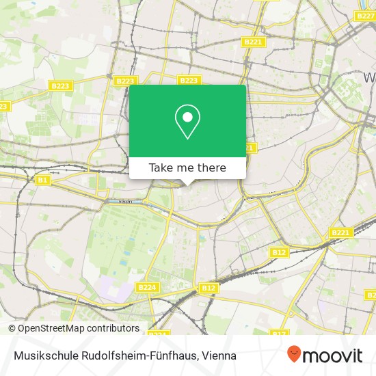 Musikschule Rudolfsheim-Fünfhaus map
