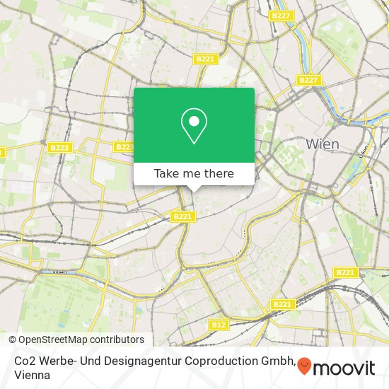 Co2 Werbe- Und Designagentur Coproduction Gmbh map