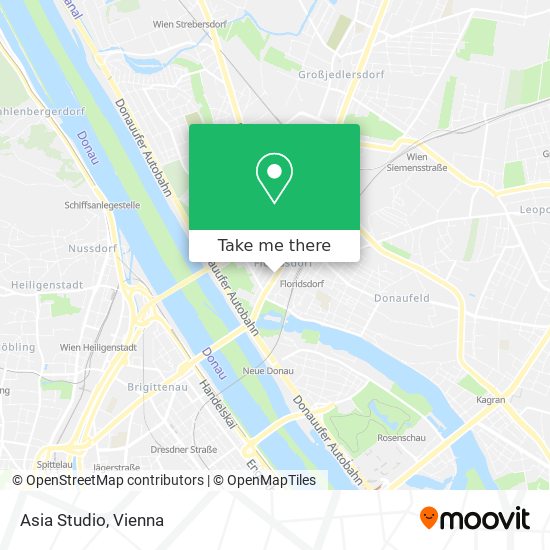 How to get to Asia Studio in 21., Floridsdorf by Subway, Bus, Train or  Light Rail?