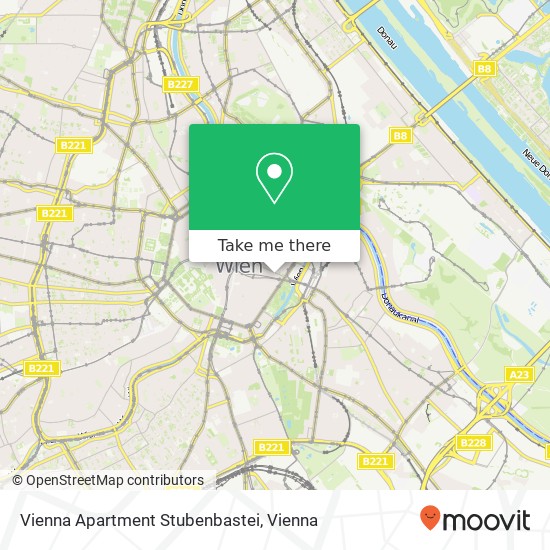 Vienna Apartment Stubenbastei map