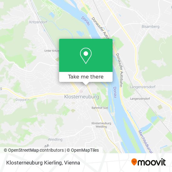 Klosterneuburg Kierling map