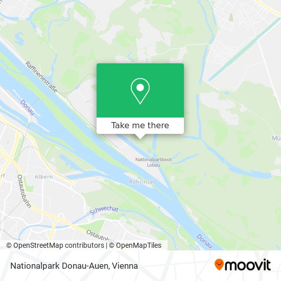 Nationalpark Donau-Auen map
