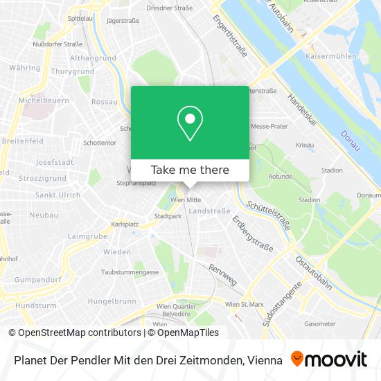 Planet Der Pendler Mit den Drei Zeitmonden map