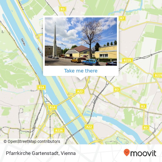 Pfarrkirche Gartenstadt map