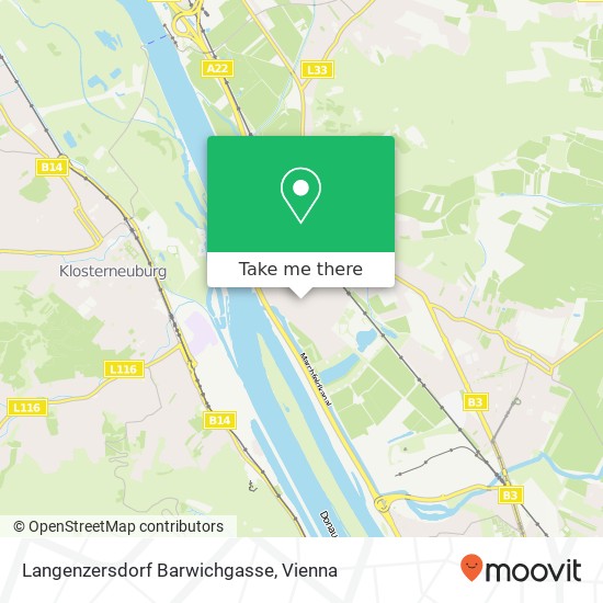 Langenzersdorf Barwichgasse map