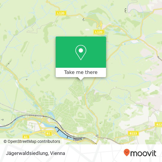 Jägerwaldsiedlung map