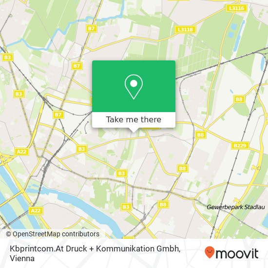 Kbprintcom.At Druck + Kommunikation Gmbh map