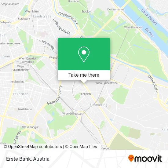 Erste Bank map