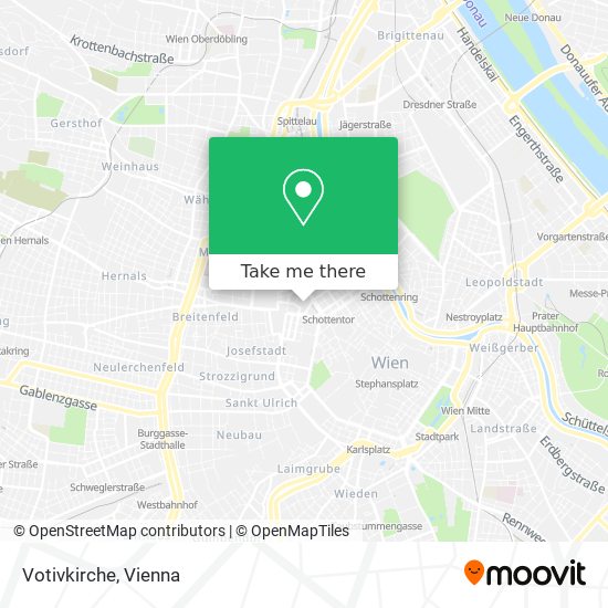 Votivkirche map