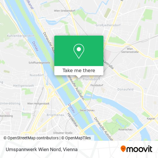 Umspannwerk Wien Nord map