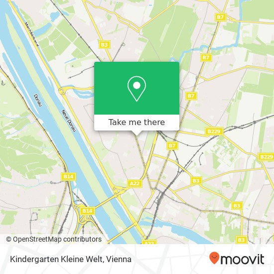 Kindergarten Kleine Welt map