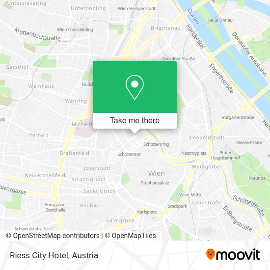 Riess City Hotel map